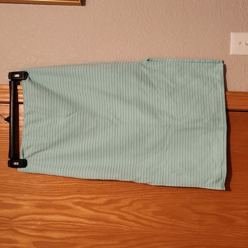 Blue Pencil Skirt